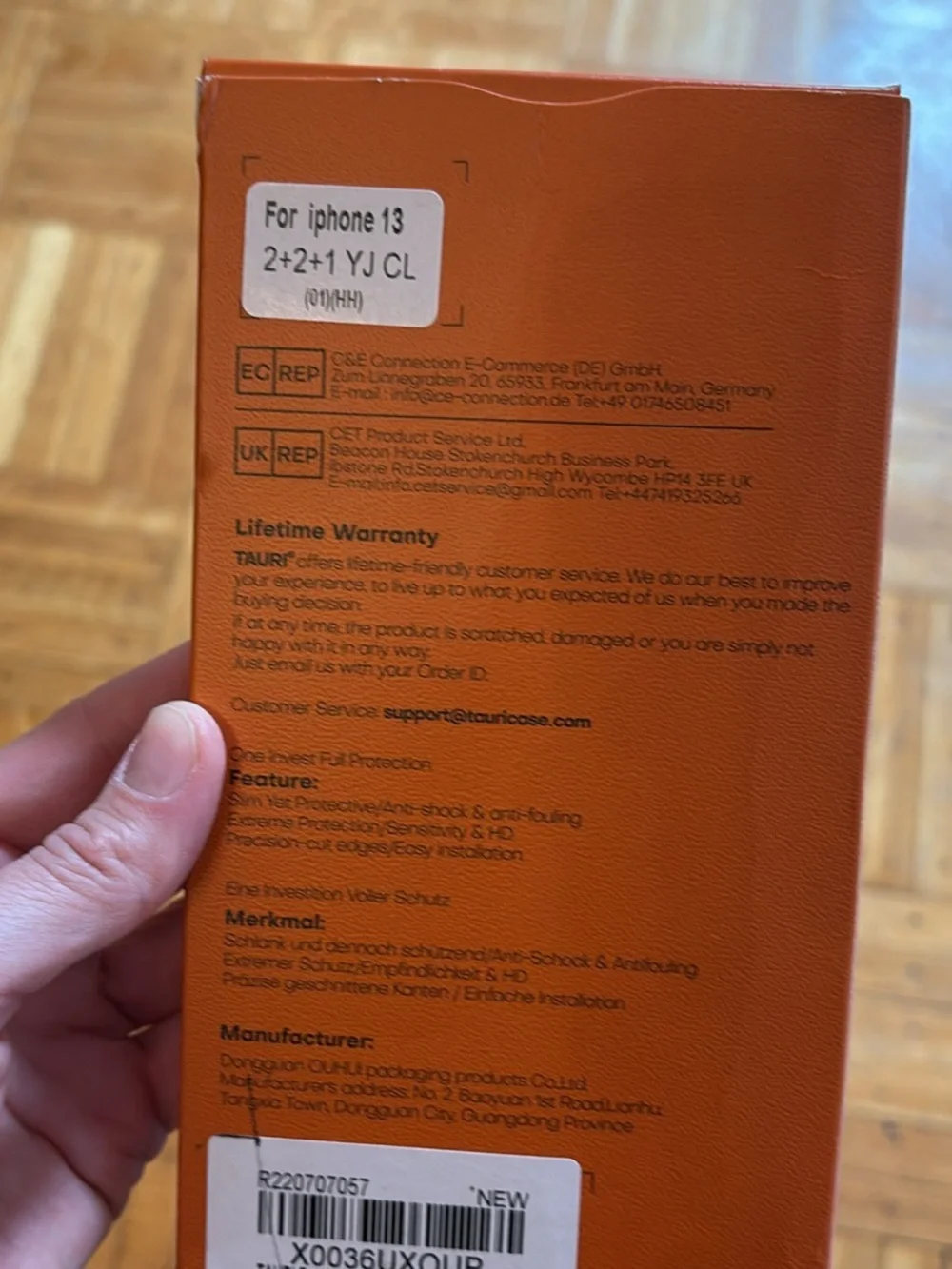 iPhone 13 Screen and Camera Lens Protector Kit